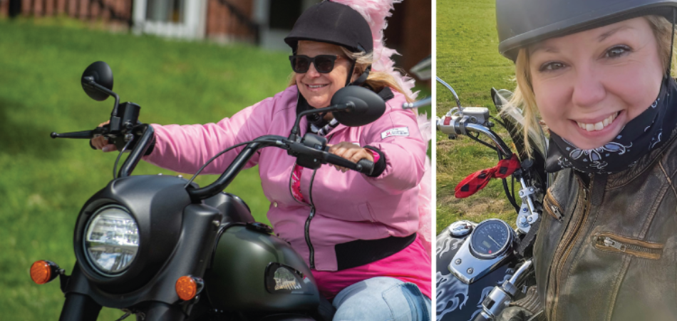 Two women passionate about motorcycles share their stories
