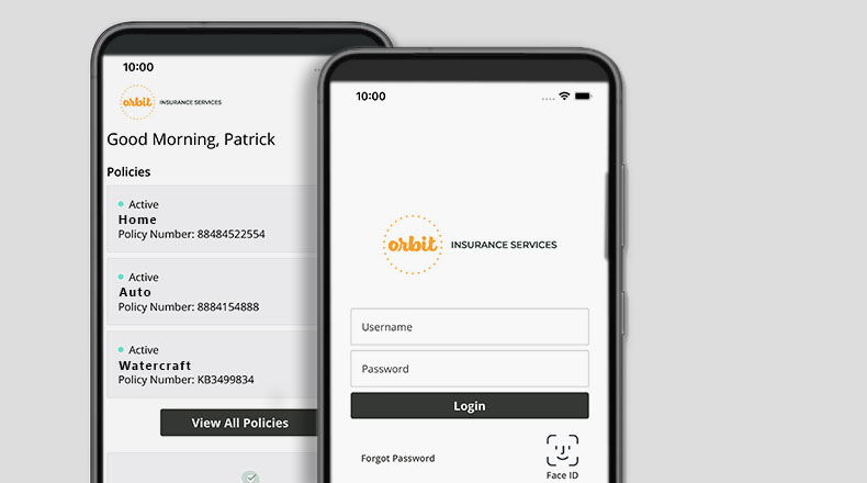 Orbit Insurance Services mobile app