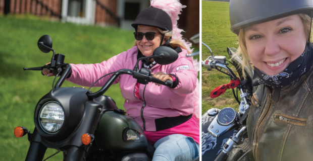 Two women passionate about motorcycles share their stories