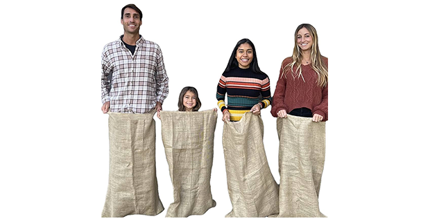 Potato sack race game